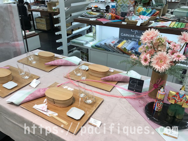 ガルニエ・ティエボー(GarnierThiebaut)京都髙島屋ミルシャルムピンク2