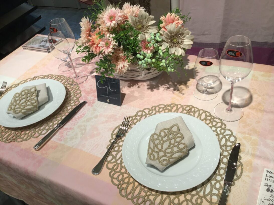 Garnier Thiebaut ガルニエ・ティエボー　名古屋高島屋　ミルダンテル　ローズ